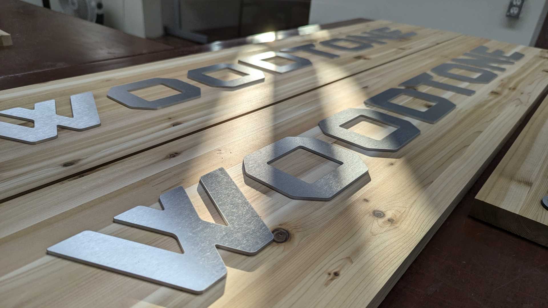 Woodtone Laser Cut Sign Laser Cut Letters On Wood