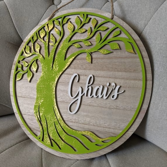 Laser Cut Sign by Avar Designs